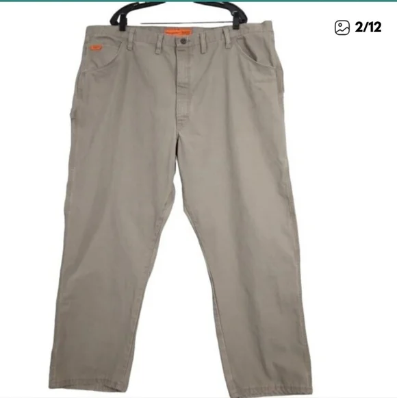 Wrangler | 48X30 Riggs Workwear FR Utility Carpenter Pants KhakiI - Picture 11 of 12